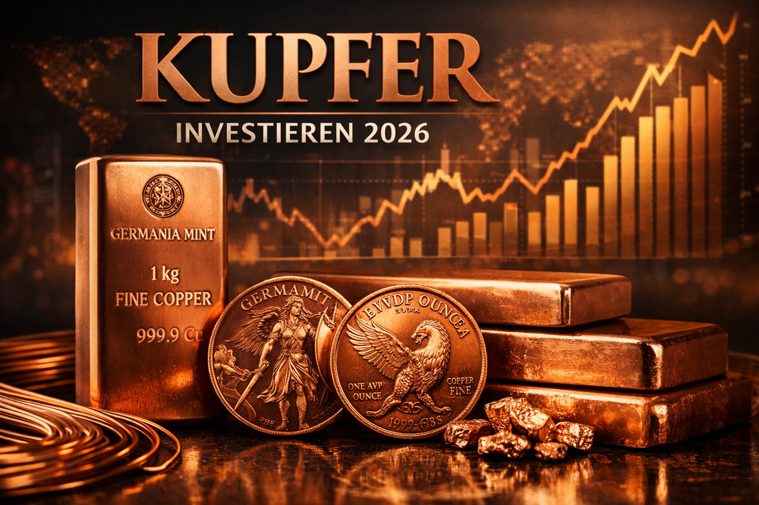 Kupfer kaufen & investieren 2026: Preis, Prognose und physische Produkte im Überblick