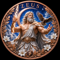 Zeus - Griechische Mythologie – 1 oz Kupfermedaille