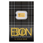 Goldbarren 1 g – Bon Scott 2026 | Au .9999 | Perth Mint | Australien**