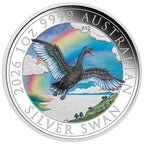 Australischer Schwan 2026 – ANDA Coin Show Perth | 1 oz Silbermünze | Ag .999 | Proof Color | The Perth Mint