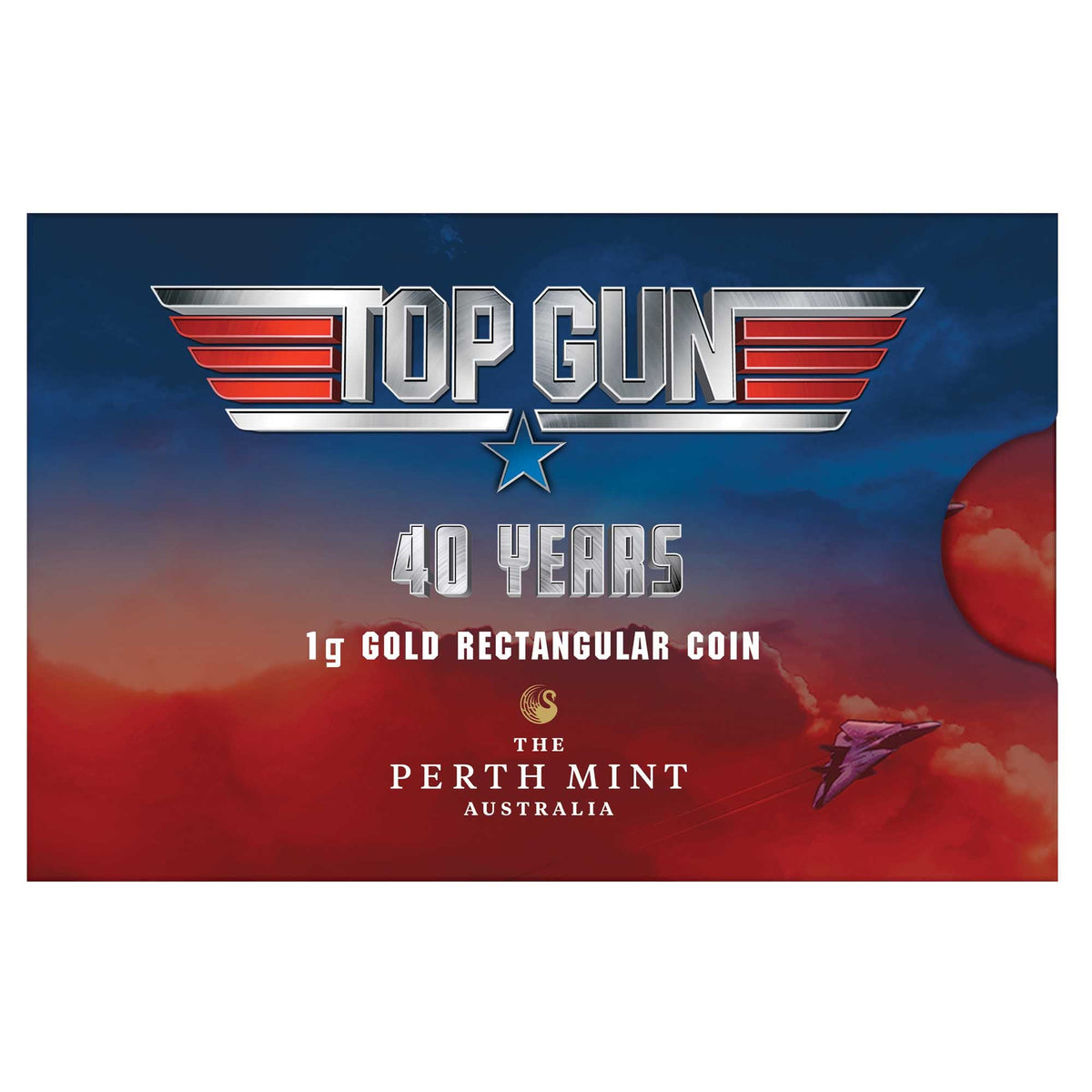 Top Gun 40 Jahre 2026 – Sammlerkarte mit gestaltetem Schuber