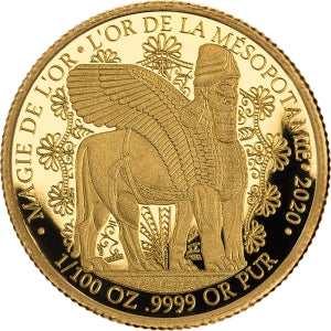 Gold of the Fallen Empires 2026 – 5 x 1/100 oz Goldmünze | Rückseite | MM-Edelmetalle