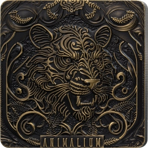 Animalium – Tiger 2025 – 1 oz Silbermünze | Vorderseite | MM-Edelmetalle