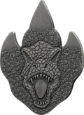Footprint T-Rex 2026 – 1/2 oz Silbermünze | Vorderseite | MM-Edelmetalle