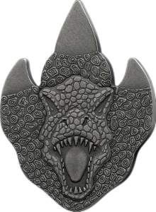 Footprint T-Rex 2026 – 1/2 oz Silbermünze | Vorderseite | MM-Edelmetalle