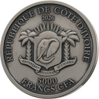 Big Five Africa – Lion 2026 – 10 oz Silbermünze | Rückseite | MM-Edelmetalle