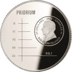 Priorium 2026 – 1/6 oz Goldmünze | Rückseite | MM-Edelmetalle
