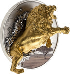 Dynamic Dimension – Lion 2026 – 5 oz Silbermünze | Rückseite | MM-Edelmetalle