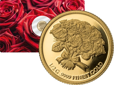 Roses of Gold 2026 – 0,5 g Goldmünze | Produktbild 3 | MM-Edelmetalle