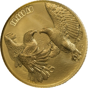 Trésors des Animaux – Eagle 2026 – 1 g Goldmünze | Vorderseite | MM-Edelmetalle