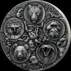 Big Five Asia – Completer Coin 2026 – 5 oz Silbermünze | Vorderseite | MM-Edelmetalle
