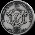 Big Five Asia – Completer Coin 2026 – 5 oz Silbermünze | Rückseite | MM-Edelmetalle