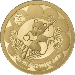 China Panda – Jubilee Edition 2026 – 1/100 oz Goldmünze | Rückseite | MM-Edelmetalle