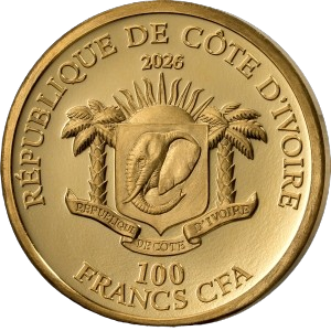 Big Five Asia – Completer Coin Gold 2026 – 1/2 oz Goldmünze | Rückseite | MM-Edelmetalle