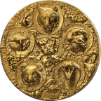 Big Five Asia – Completer Coin Gold 2026 – 1/2 oz Goldmünze | Vorderseite | MM-Edelmetalle