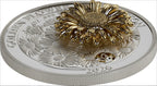 Golden Flower Collection – Daisy 2026 – 1 oz Silbermünze | Rückseite | MM-Edelmetalle