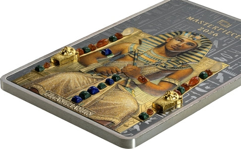 Masterpieces – Tutanchamun 2026 – 200 g + 5 g Silber und Gold – Ansicht 2