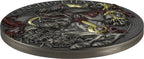 Great Commanders – Genghis Khan 2026 – 5 oz Silbermünze | Rückseite | MM-Edelmetalle
