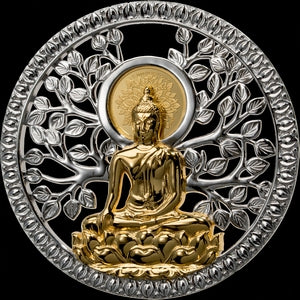 Symbols of Life – Buddha 2026 – 8,35 g Silber und Gold – Produktansicht