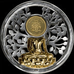 Symbols of Life – Buddha 2026 – 8,35 g Silber und Gold – Ansicht 2
