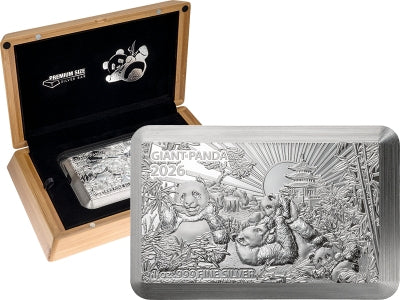 Premium Size Silver Bar – Panda Family 2026 – 1 oz Silbermünze | Produktbild 4 | MM-Edelmetalle