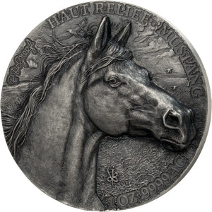 Big Five North America – Mustang 2026 – 1 oz Silbermünze – Produktansicht