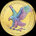 Golden Holographic – 1 oz Eagle 2026 – Sammlermünze | Vorderseite | MM-Edelmetalle