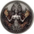 Four Elements – Fire 2026 – 1 oz Silbermünze | Vorderseite | MM-Edelmetalle