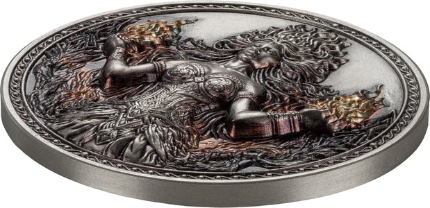 Four Elements – Fire 2026 – 1 oz Silbermünze | Rückseite | MM-Edelmetalle