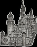 Monuments – Neuschwanstein 2026 – 1 oz Silbermünze | Rückseite | MM-Edelmetalle