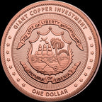 Giant Copper Investment – Kangaroo 2026 – 5 oz Kupfermünze | Rückseite | MM-Edelmetalle