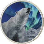 Polar Glow – Serienausgabe 2027 – 28 g Kupfermünze – Produktansicht