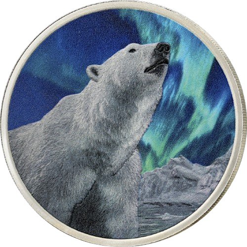 Polar Glow – Serienausgabe 2027 – 28 g Kupfermünze – Produktansicht