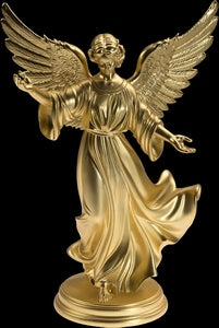 Guardian Angel – 3D-Skulptur 2026 – 10 oz Messingskulptur – Produktansicht