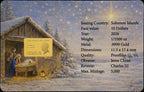 Christmas Scene – Weihnachtskrippe 2026 – 1/1000 oz Gold-Münzbarren – Ansicht 2