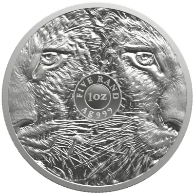 Leopard 1 oz Silbermünze, Big Five Serie - 2026
