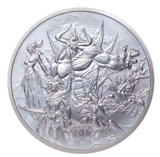 Diablo 30th Anniversary 2026 – 1 oz Silbermedaille | Ag .999 | BU