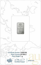 Platinbarren 1 g – Fortuna | Pt .9995 | PAMP | Schweiz