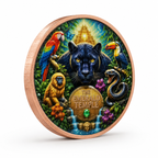 The Emerald Temple 2026 – 1 oz Kupfermedaille | Cu .999 | Koloriert | MM Signature