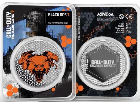 Call of Duty: Black Ops 7 2026 – 1 oz Silbermedaille | Ag .999