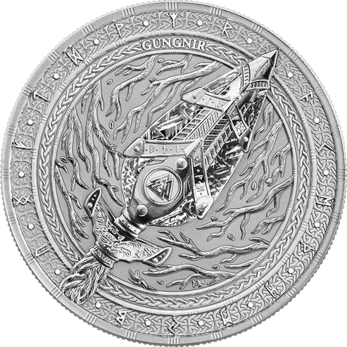 Germania Artefacts Gungnir 2026 – 1 oz Silbermünze Ag .999 | Odins Speer | kaufen Graz Kärnten