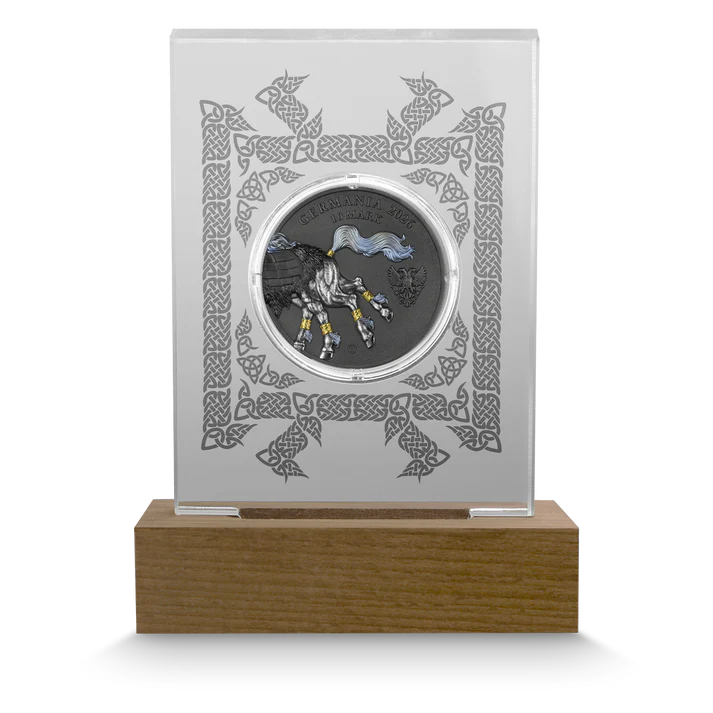 Silbermünze 2 oz – Sleipnir Ultra Double High Relief 2026 | Germania Beasts | Ag .9999 | Limitiert 999 Stück