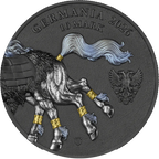 Silbermünze 2 oz – Sleipnir Ultra Double High Relief 2026 | Germania Beasts | Ag .9999 | Limitiert 999 Stück