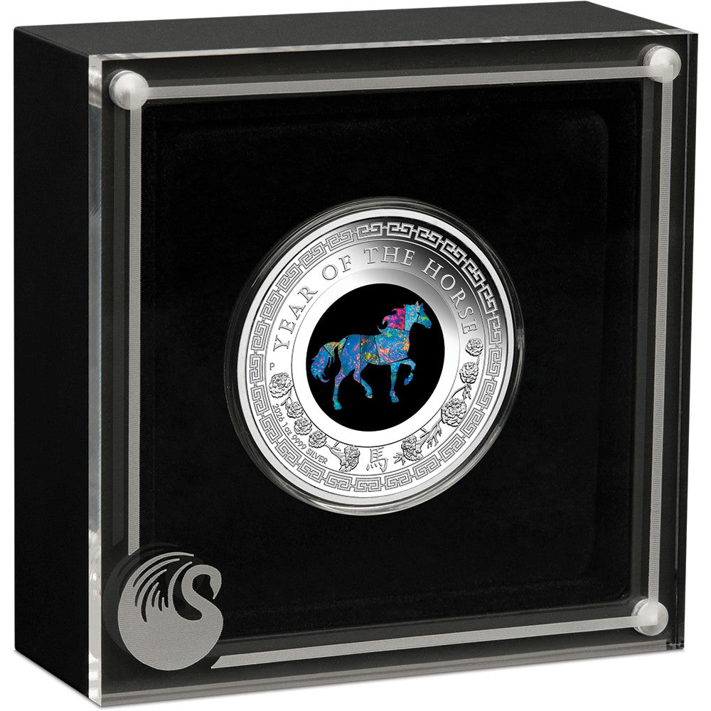 1 oz Australien 2026 OPAL Proof - Jahr des Pferdes / Year of the Horse