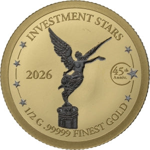 Investment Stars 2026 – 0,5 g Goldmünze | Produktbild 5 | MM-Edelmetalle