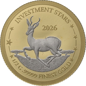 Investment Stars 2026 – 0,5 g Goldmünze | Produktbild 3 | MM-Edelmetalle