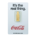 Goldbarren 5 g – Coca-Cola Flasche | 140. Jubiläum 2026 | Au .9999 | PAMP | Limitiert 10.000 Stück**