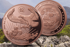 EAGLE Giant Copper Investment 5 Oz Copper Coin
