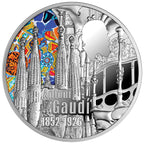 Silbermünze 1 oz – 100. Todestag Antoni Gaudí 2026 | Ag .999 | Proof | Malta