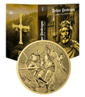 Arthur Pendragon – Camelot | 1 oz Silbermünze | Ag .9999 | 24k Vergoldet | BU | Niue 2023*
